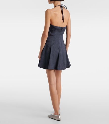 Leone linen-blend denim minidress - Staud - Modalova