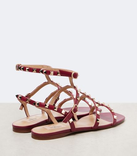 Rockstud leather sandals - Valentino Garavani - Modalova