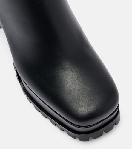 Harlem leather platform ankle boots - Gianvito Rossi - Modalova