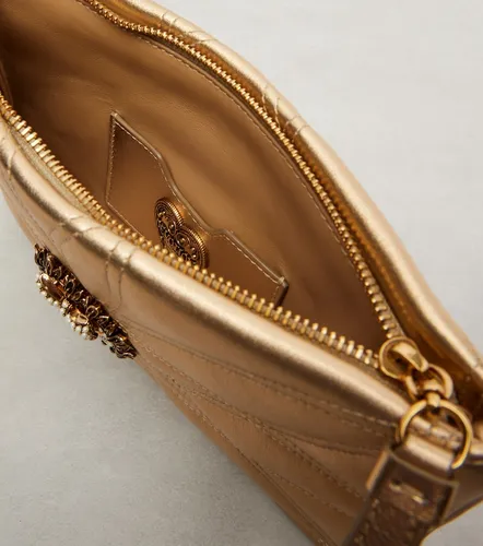 Devotion Mini metallic leather pouch - Dolce&Gabbana - Modalova