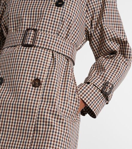 Trench di Mtcfate in misto cotone a quadretti - Max Mara - Modalova