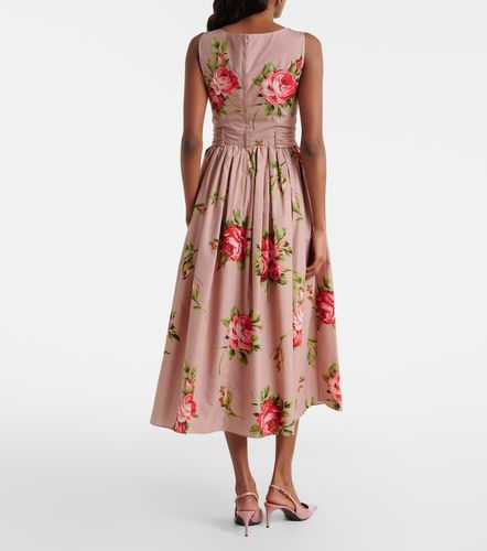 Vestido midi de algodón floral - Dolce&Gabbana - Modalova