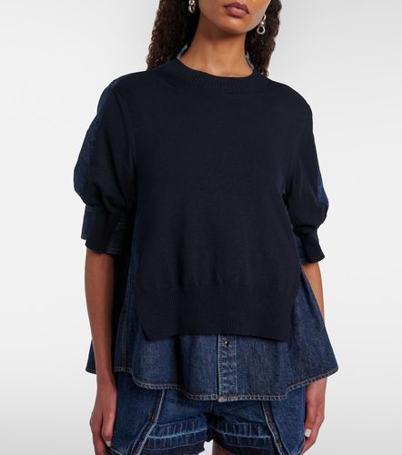 Pullover aus einem Baumwollgemisch - Sacai - Modalova