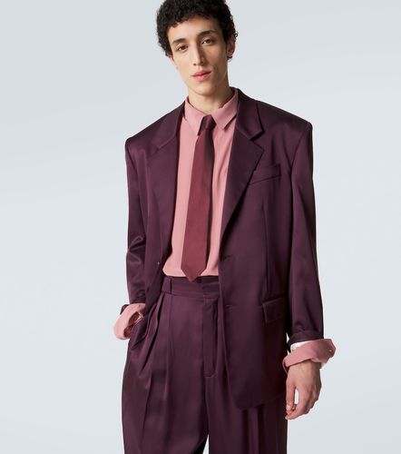 Saint Laurent Silk taffeta tie - Saint Laurent - Modalova