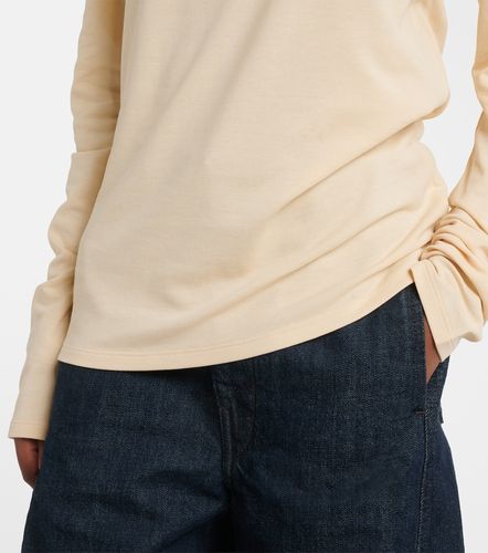 Top de jersey de algodón con cuello alto - Lemaire - Modalova