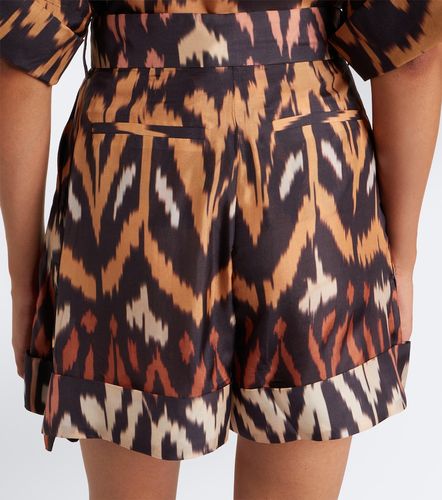 Shorts Aster de seda estampados - Zimmermann - Modalova