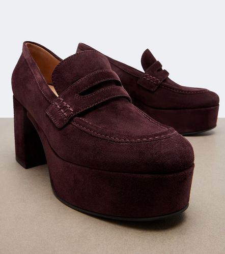 Mocasines con plataforma Jenna de ante - Gianvito Rossi - Modalova