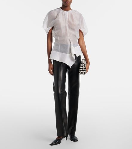 Khaite Top Rumi de seda con peplum - Khaite - Modalova