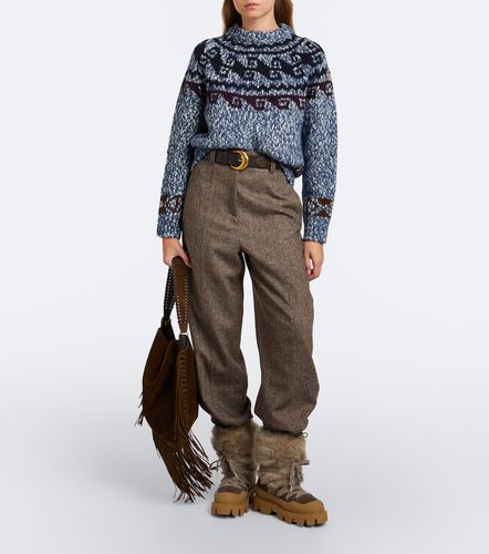 Pullover Fair Isle in misto lana e alpaca - Moncler Grenoble - Modalova
