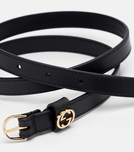 Gucci Interlocking G leather belt - Gucci - Modalova