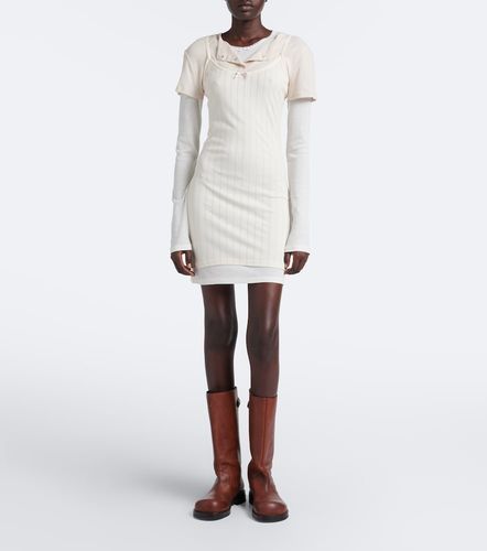 Layered knitted minidress - Acne Studios - Modalova