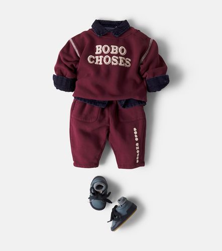 Bebé - pantalones deportivos de algodón con logo - Bobo Choses - Modalova