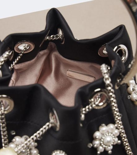 Bolso saco Bon Bon de satén adornado - Jimmy Choo - Modalova