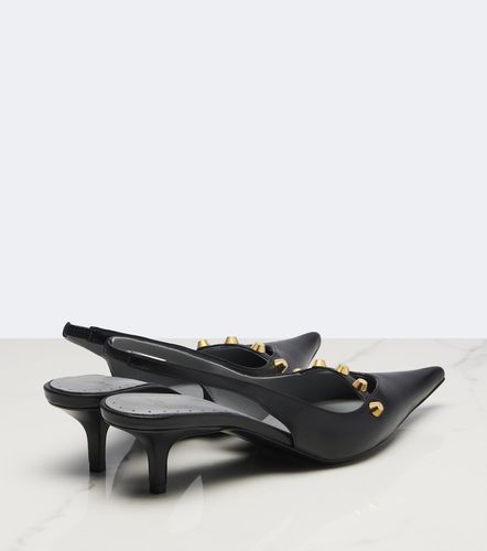 Studded leather slingback pumps - Balenciaga - Modalova