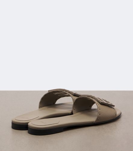 Fendi Pantoletten Tube FF aus Leder - Fendi - Modalova