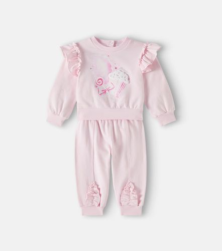 Bebé - set en mezcla de algodón estampado - Monnalisa - Modalova