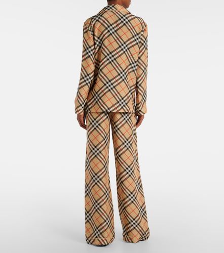 Burberry Top de seda - Burberry - Modalova
