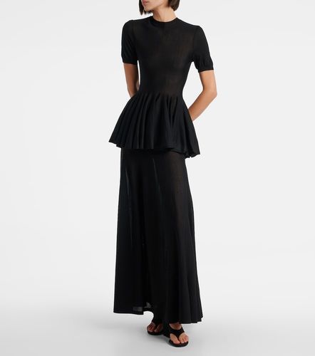 Alaïa Top de lana virgen con peplum - Alaia - Modalova