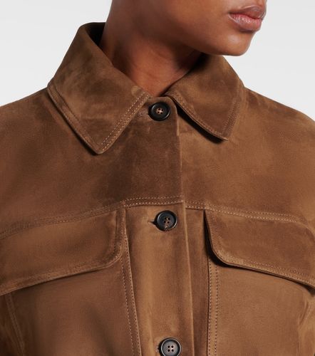 Belted suede field jacket - Brunello Cucinelli - Modalova