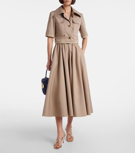 Giacca cropped in gabardine di cotone - Patou - Modalova