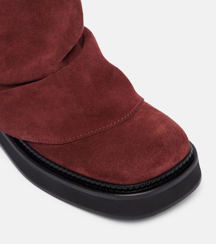 Mini Robin suede combat boots - The Attico - Modalova