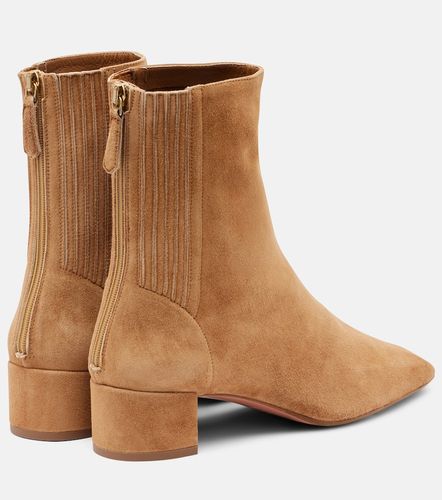 Saint Honore 35 suede ankle boots - Aquazzura - Modalova