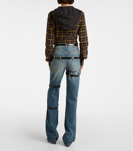 Coperni Straight Jeans mit Leder - Coperni - Modalova