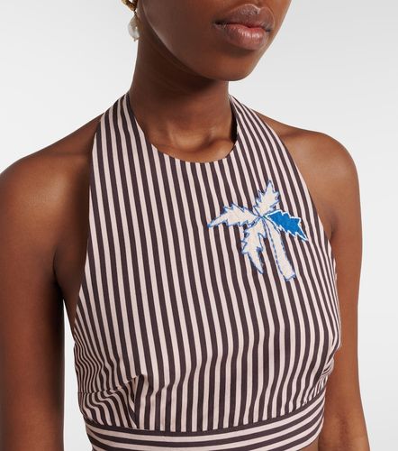 Alémais Crop top Sirocco de algodón a rayas bordado - Alemais - Modalova