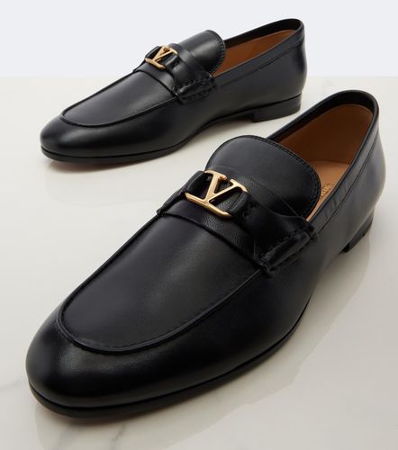 VLogo leather penny loafers - Valentino Garavani - Modalova