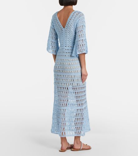 Abito lungo in cotone crochet - Anna Kosturova - Modalova