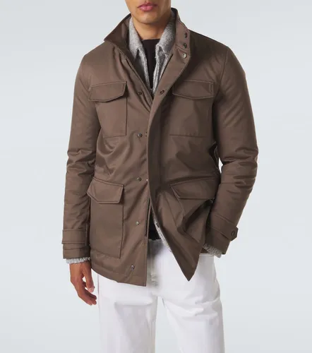 Kiton Chaqueta técnica con ante - Kiton - Modalova