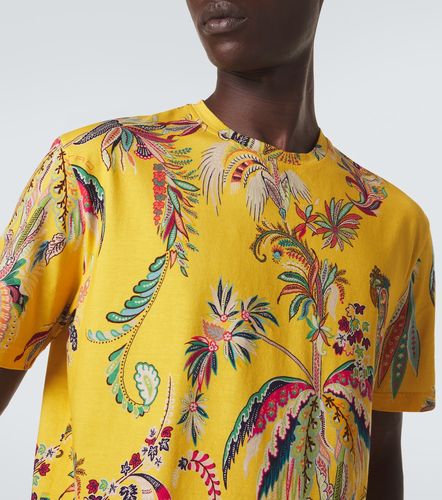 Camiseta de jersey de algodón estampada - Etro - Modalova