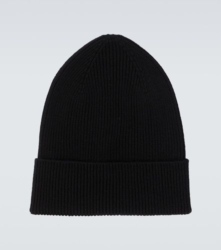Ribbed-knit virgin wool beanie - Moncler - Modalova