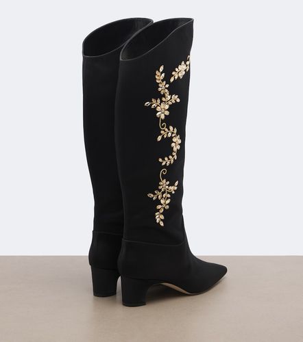 Stivali Dispasa in raso - Manolo Blahnik - Modalova