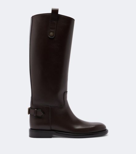 Cavalier leather knee-high boots - Burberry - Modalova