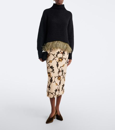 Jersey en mezcla de alpaca con plumas - La DoubleJ - Modalova