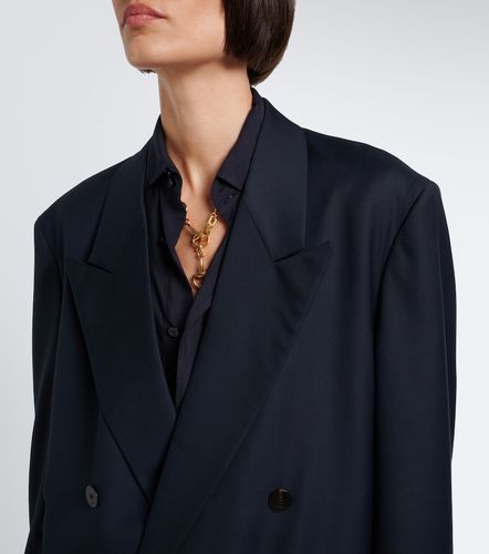 Double-breasted oversized wool blazer - Gucci - Modalova