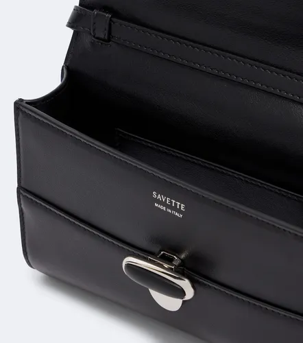 Symmetry Mini leather clutch - Savette - Modalova
