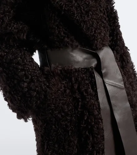 Cappotto Magnus in shearling con pelle - Joseph - Modalova
