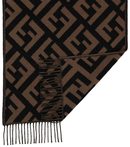 Bufanda de cachemir FF en intarsia - Fendi - Modalova