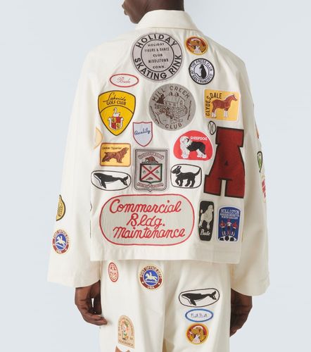 Cambridge patch-applique cotton canvas jacket - Bode - Modalova