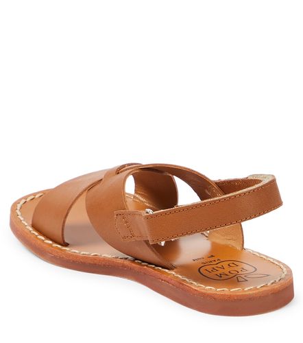 Sandalias Plage-Stitch Cross de piel - Pom d'Api - Modalova