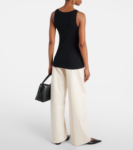 Top in jersey di cotone a coste - Toteme - Modalova