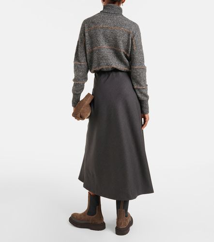 Wool-blend midi skirt - Brunello Cucinelli - Modalova