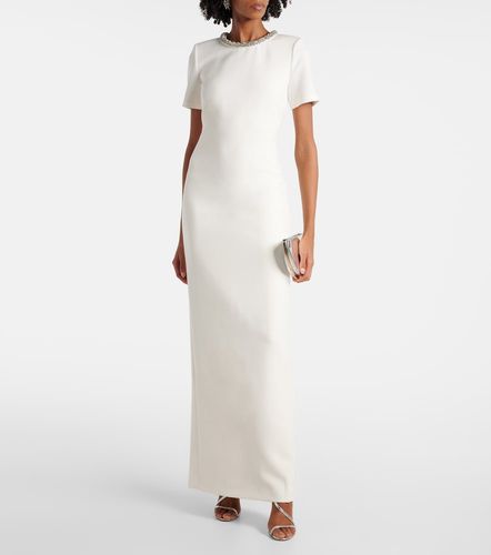 Abito lungo in crêpe con cristalli - Roland Mouret - Modalova