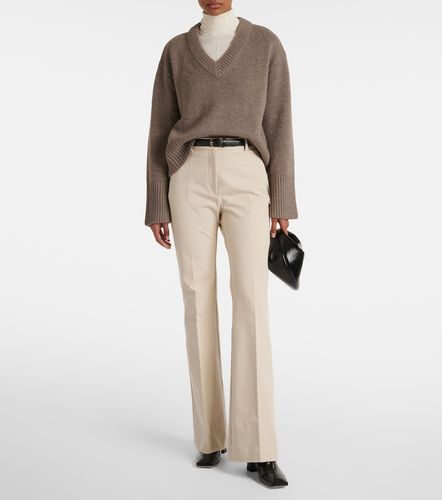 Tafira mid-rise gabardine flared pants - Joseph - Modalova