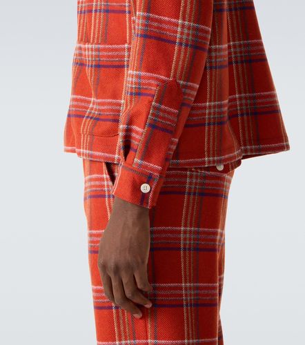 Gable plaid wool flannel overshirt - Bode - Modalova