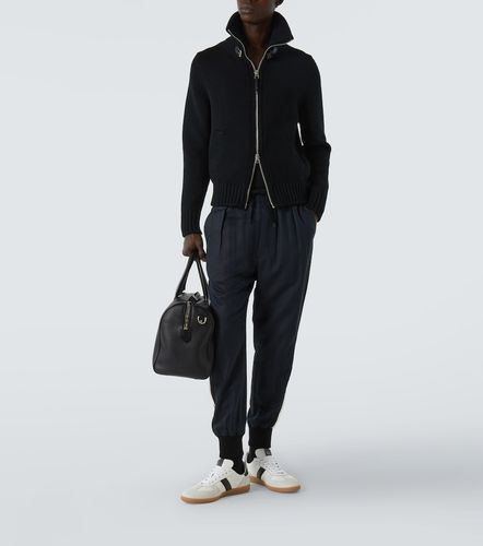 Pantaloni sportivi in twill di cotone e seta - Tom Ford - Modalova