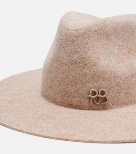 Monogram wool-blend felt fedora - Ruslan Baginskiy - Modalova