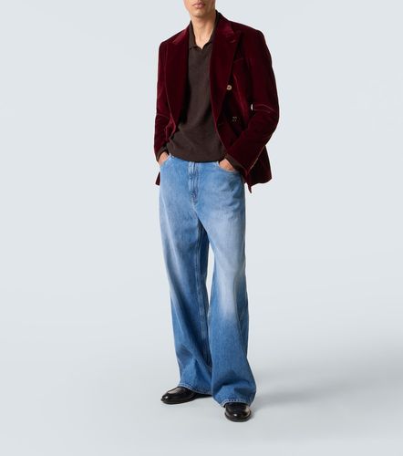 Jeans a gamba larga e vita media - Dolce&Gabbana - Modalova